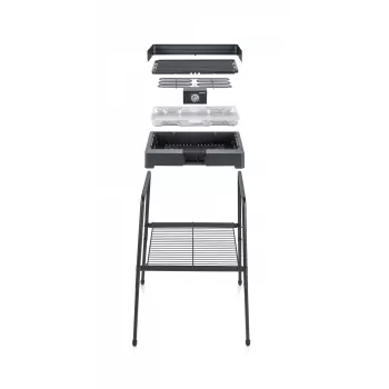 Grill elektryczny Severin PG 8568 2200 W Czarny Prostokątna powierzchnia do grillowania