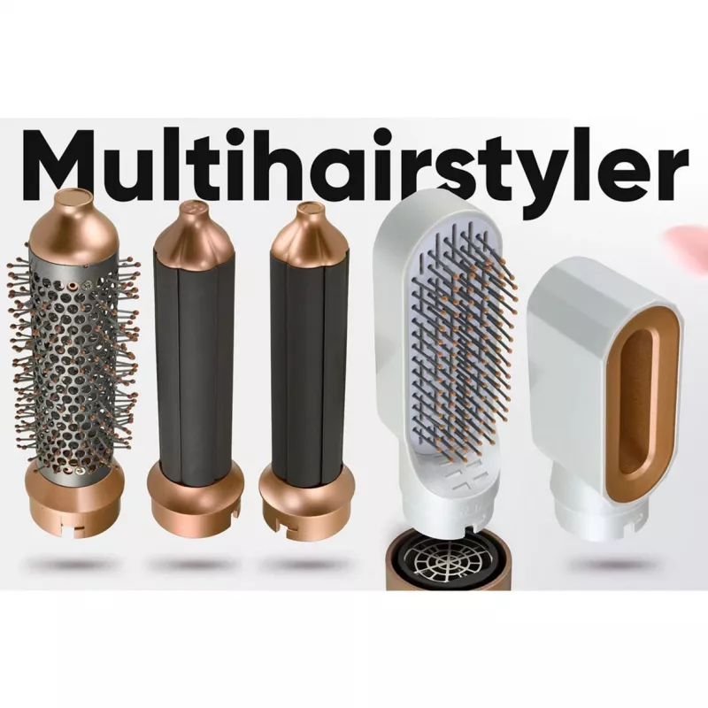 Gorące powietrze stylizator Profi-Care 331321 biało-różowy — wielostyler 4w1, 5 nasadek, 1000 W, 3 poziomy temperatury