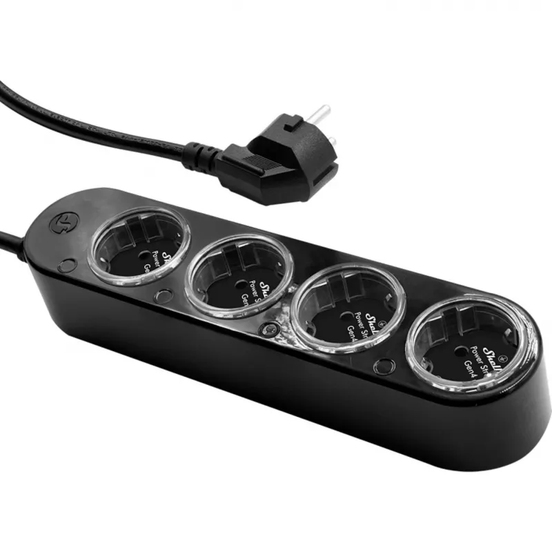 Listwa zasilająca Shelly Plug & Play PS4 Gen4 — 4 gniazda, 12 A na gniazdo