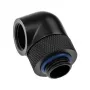 Adapter XSPC 90° G1/4 inch męski na G1/4 inch żeński, obrotowy, czarny