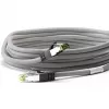 Kabel krosowy Goobay CAT 8.1, S/FTP (PiMF), szary, 0,5 m - LSZH bezhalogenowy, miedź AWG 24 (55135)