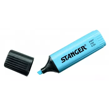 Zakreślacz STANGER, 1-5 mm, niebieski, 1 szt. 180005000