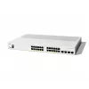 Cisco Catalyst 1300-24P-4G Managed Switch, 24 porty GE, PoE, 4x1GE SFP, ograniczona dożywotnia ochrona (C1300-24P-4G)