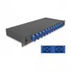 DeLOCK obudowa łącznika światłowodowego 67006 Czarny Metal 482x220x44mm