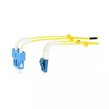Synergy 21 LWL-2-Faser-Patchk. 7.5mtr.LC-SC 9/125um OS2 AD 2mm flexible Knickschutztülle - Single- bzw. Monomode-Faser - 7,5 m
