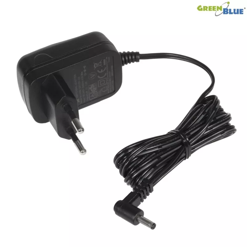 Cyfrowa stacja pogodowa GreenBlue GB526 Czarny — wewnątrz -20…60°C, zewnątrz -40…70°C, wilgotność -20…95%, zegar, faza księżyca