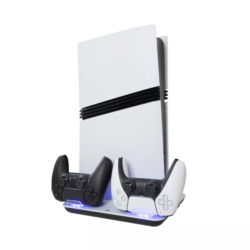 Podkładka chłodząca biały Shark Guard-2 do PS5 ze zintegrowaną stacją dokującą (model PS5-05102V2)