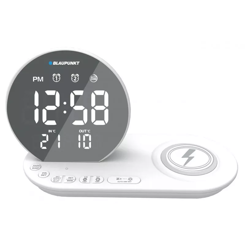 Cyfrowy budzik Blaupunkt CR85WH CHARGE