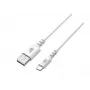 kabel USB-USB C 2m silicone Biały Quick Charge