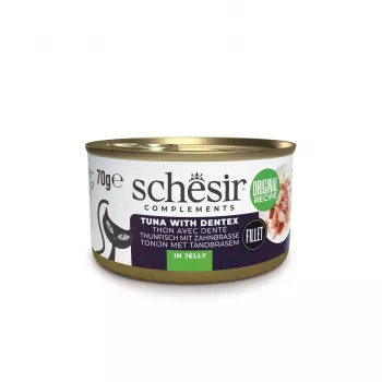 Mokra karma dla kota Agras Pet Foods SCHESIR Oceanic Adult Tuńczyk 70 g saszetka, 12,5% białka, 85% wilgotności