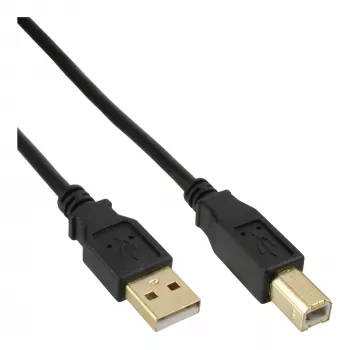 Microconnect USBAB5G Kabel USB USB 2.0 5 m USB A USB B Czarny