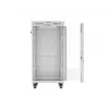 Szafa rack LANBERG FF01-6822-12SL 22U wolnostojąca, 1233×600×800 mm, IP20, 1200 kg