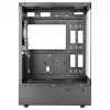 Obudowa PC TACENS Mars Gaming MC-XO Midi Tower Czarna — ATX/Micro-ATX/Mini-ITX, zasilacz na dole, 1×120mm wentylator tylny, obsługuje GPU do 328 mm