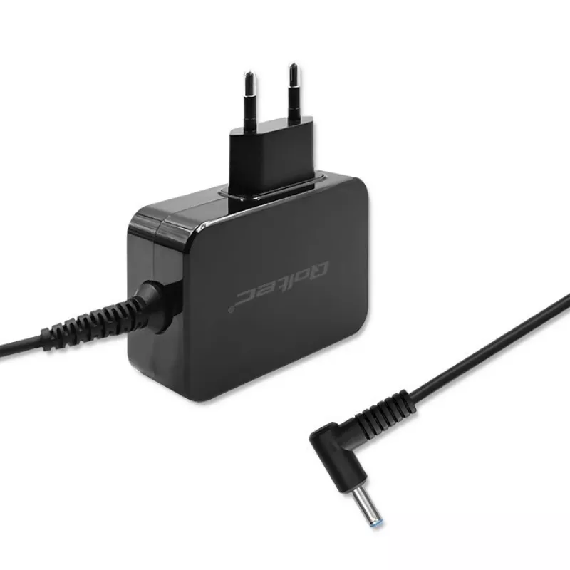 Zasilacz AC QOLTEC 51033 do laptopów, 45 W, 19,5 V, 2,31 A, 220–240 V, do użytku wewnętrznego, czarny, kabel 1,7 m