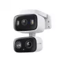Kamera IP TP‑LINK Tapo C246D — 3 MP (2304×1296), 2,8 mm, pole widzenia 107,8°, obiektyw PTZ dual-lens, IP65, Wi‑Fi/Gigabit, microSD do 512 GB
