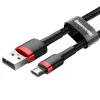 Kabel Micro USB Baseus Cafule 1.5A 2m (czerwony i czarny)