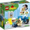 Zestaw do zabawy z motocyklem policyjnym LEGO Duplo Police 10967 z ruchomymi kołami i figurką policjanta