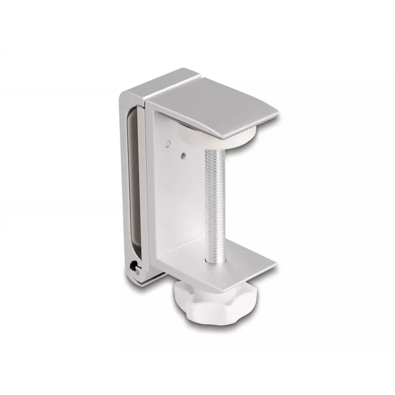Uchwyt na słuchawki DeLOCK 18450 regulowany aluminiowy srebrny