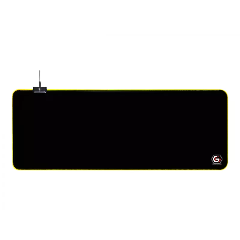 Podkładka pod mysz Gembird MP-GAMELED-L Gaming mouse pad Czarny