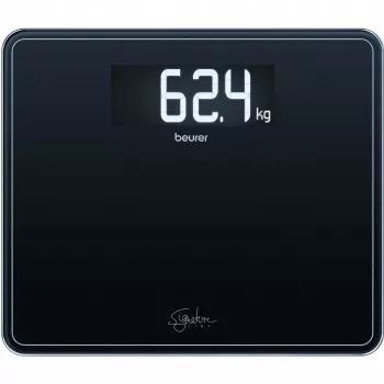 Waga łazienkowa Beurer GS 410 Signature Line — czarna szklana powierzchnia, model 735.76