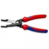 Knipex 13 72 200 ME ściągacz izolacji Czarny, Niebieski, Czerwony, Stal nierdzewna
