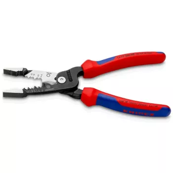 Knipex 13 72 200 ME ściągacz izolacji Czarny, Niebieski, Czerwony, Stal nierdzewna