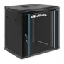 Szafa rack 19 inch QOLTEC 54464 12U 600x635x450 Czarna