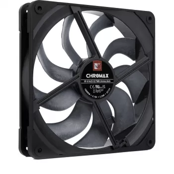Noctua NF-A14x25 G2 PWM chromax.Czarny wentylator obudowy 140 mm