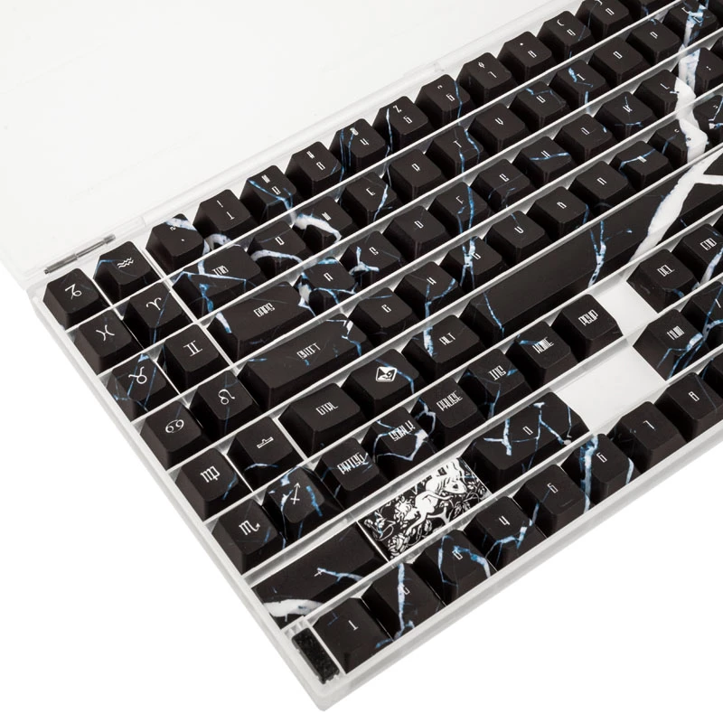 Komplet keycapów Traitors TARTARUS GAKC-372 układ US, profil OEM, materiał ABS