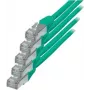 Kabel sieciowy ShiverPeaks 75711-HG-SET5 zielony Cat6 S/FTP RJ45-RJ45 1m