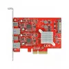 Karta rozszerzeń DeLOCK PCI Express x4 na USB 10 Gb/s 2x Type-A 2x Type-C