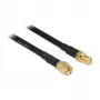 Kabel koncentryczny DeLOCK 88930 0,9 m SMA czarny