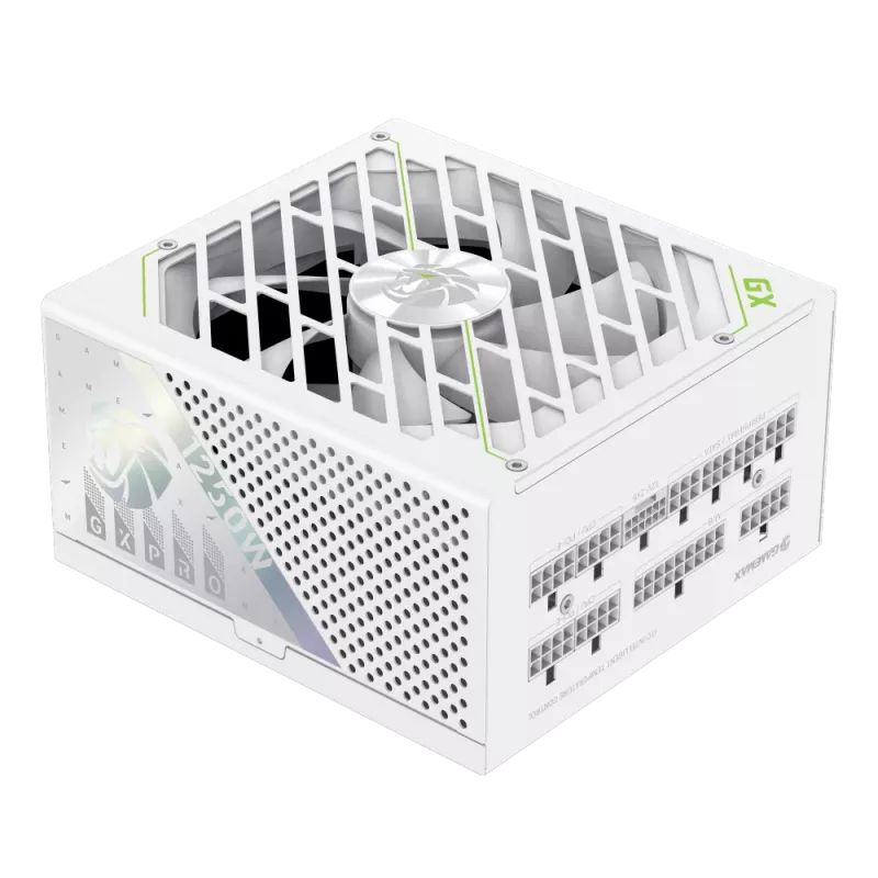 Zasilacz Gamemax, 80 PLUS, Gold | GX PRO 1250G WH | 1250 W