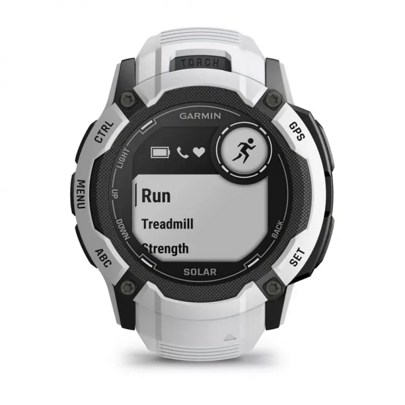 Garmin Instinct 2X Solar 2.79 cm (1.1) MIP 50 mm Cyfrowy 176 x 176 pikseli Ekran dotykowy Biały GPS (satelitarny)