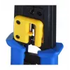 Zaciskarka Alantec NI040 do złączy RJ-45, konstrukcja stalowa, uchwyty plastikowe, czarno-niebieska