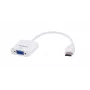 Adapter do kabla wideo Savio CL-27B 0,1 m HDMI Type A (Standard) VGA (D-Sub) biały