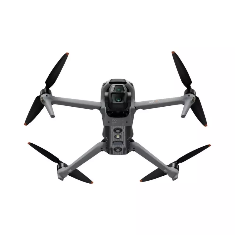 Quadcopter DJI Air 3s RC-N3 — aparat 50 MP, 4K 3840×2160, 4 wirniki, maks. 27 m/s, zasięg 32 000 m, bateria 4276 mAh, szary