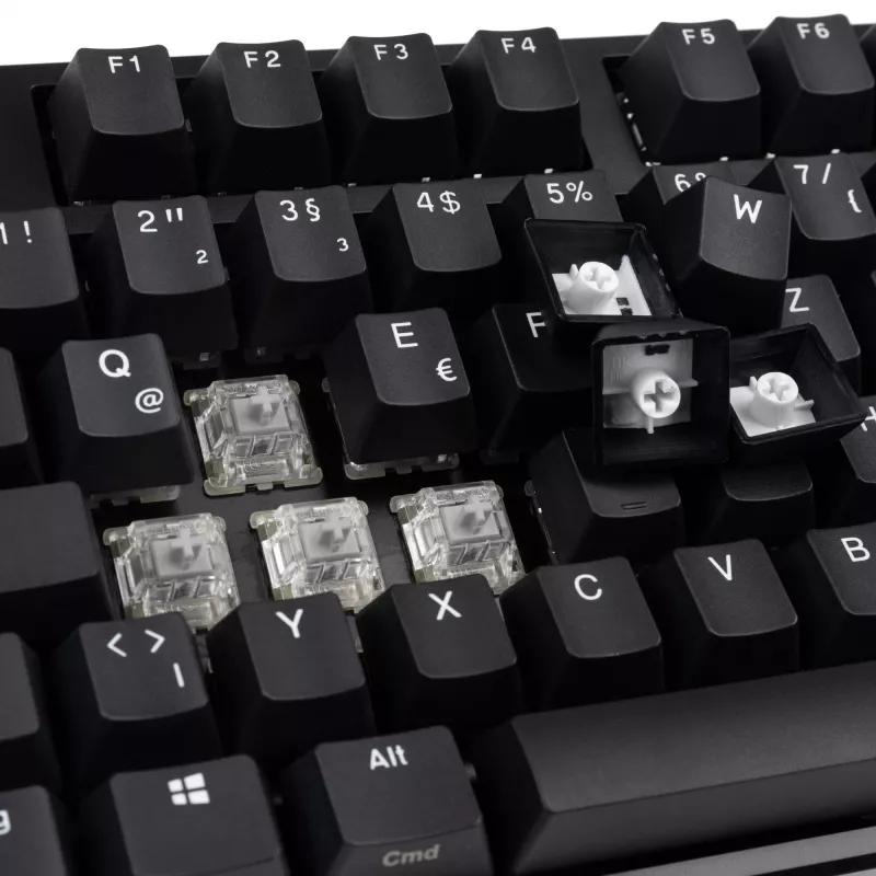 Klawiatura Ducky Origin Phantom Czarny uniwersalna USB QWERTZ niemiecka