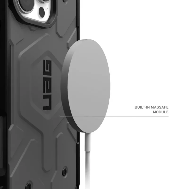 Etui Urban Armor Gear Pathfinder do telefonu komórkowego 16 cm (6,3 inch) Pokrowiec Srebrny