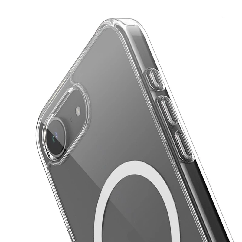 Crong przezroczyste etui MagSafe do iPhone 16e — przezroczysta osłona ochronna, kompatybilne z MagSafe