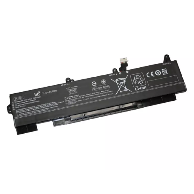 Zastępcza bateria 3-ogniwowa BTI L77991-005 do laptopów HP 850 G7 / 855 G7 / 850 G8 / ZBook Firefly 15 G8, 11,55 V 5850 mAh (68 Wh), czarna
