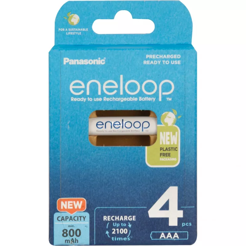 Akumulatory PANASONIC ENELOOP AAA 800 mAh 4 szt. (BK-4MCDE/4CP)