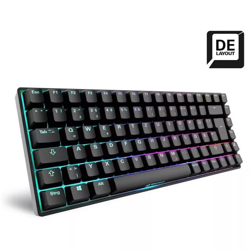Klawiatura gamingowa Sharkoon SKILLER SGK50 S3 USB QWERTZ niemiecka czarna