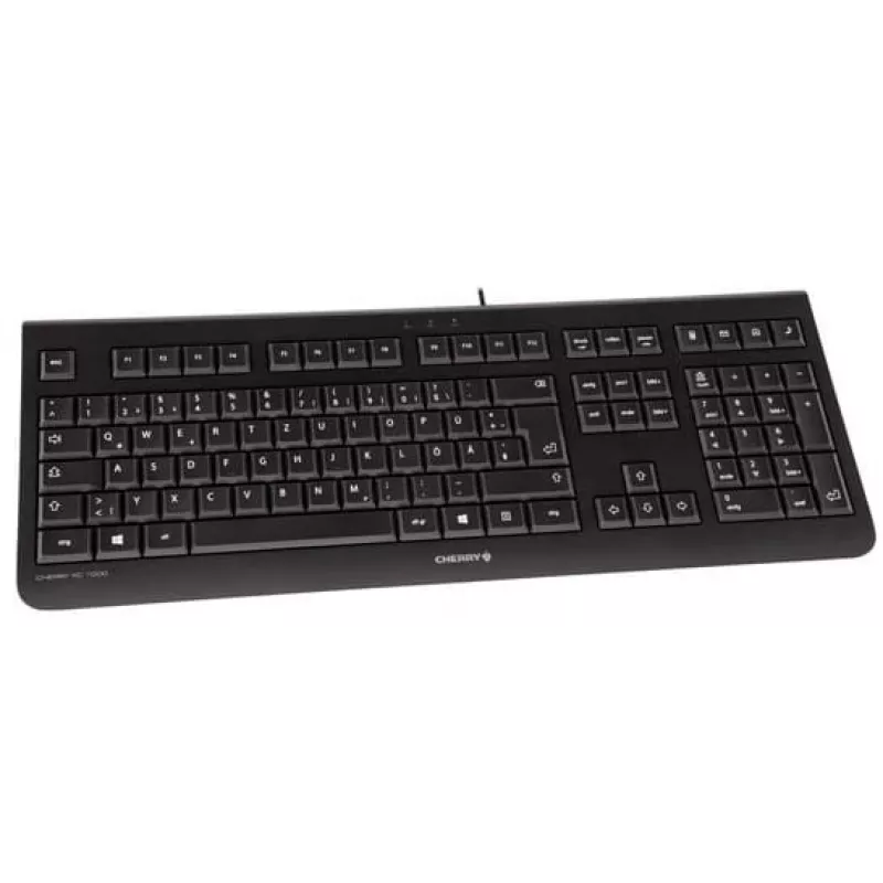 CHERRY KC 1000 klawiatura Home USB szwajcarska czarna