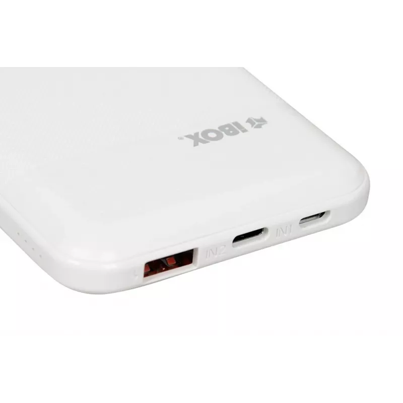 Przenośny power bank IBOX IPB10 10000 mAh, litowo-jonowy, Quick Charge 3.0, wyjścia USB-C i USB-A, 20W PD