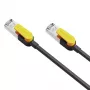 Kabel krosowy sieciowy CABLETIME Cat7 S/STP 1 m, czarny