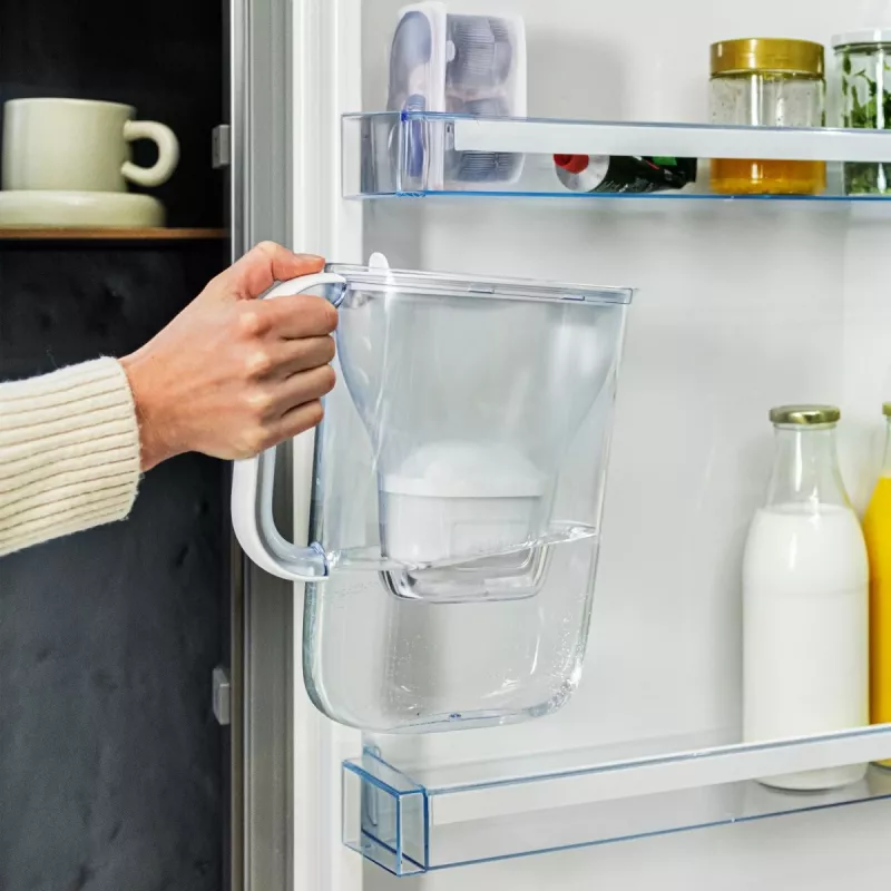 Dzbanek filtrujący wodę BRITA Style Essential — biały, pojemność filtrowana 1,4 l, zbiornik 2,4 l, kompatybilny z wkładami MAXTRA+ Pro