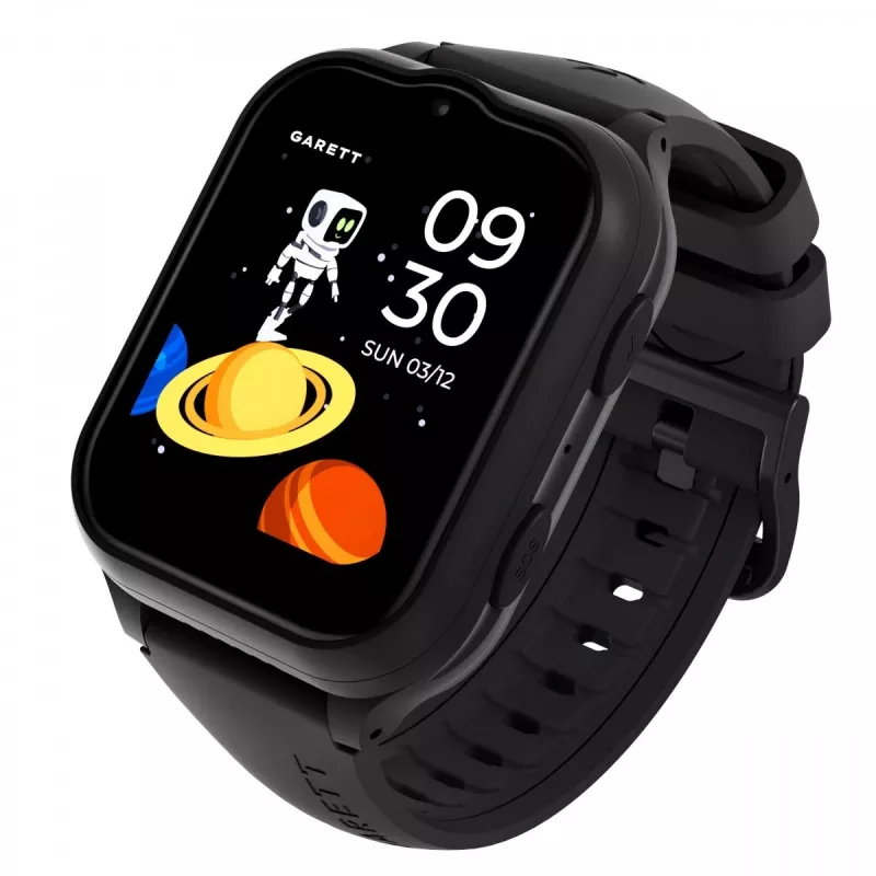 Inteligentny zegarek dla dzieci Garett Kids eSim 4G Czarny