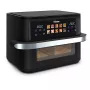 Gorąca frytkownica powietrzna Tristar FR-9078 Double 10 L, 2800 W, sterowanie dotykowe, LCD, czarna/stal nierdzewna