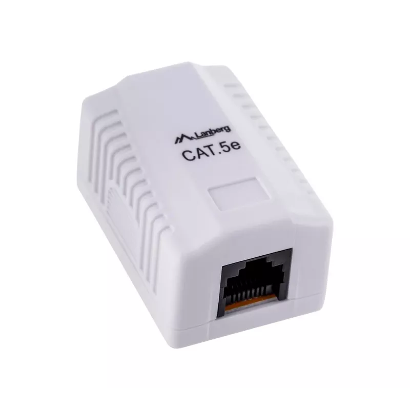 Puszka gniazda Lanberg OU5-0001-W RJ-45 biała